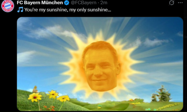 Taką grafikę wrzucił Bayern po meczu z Realem xD